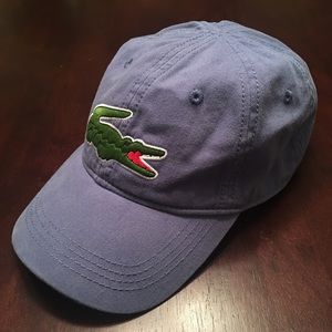 Lacoste ball cap grey/blue color